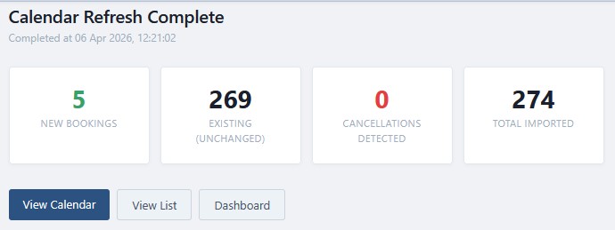 Nonstop Host - Calendar Refresh